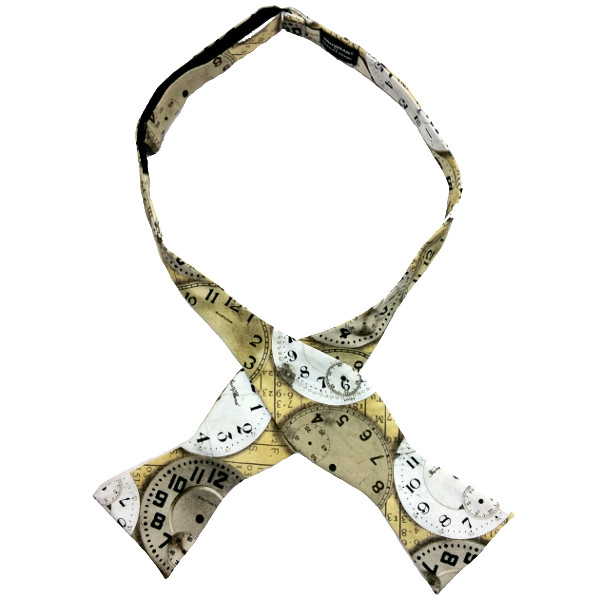 Hooker, a self-tied bow tie by Chicago-based Kruwear