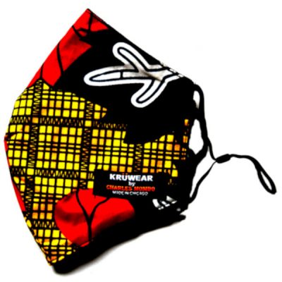 Toe-Pleh Kruwear African Print Face Mask
