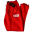 +231 embroidered red sweatpants